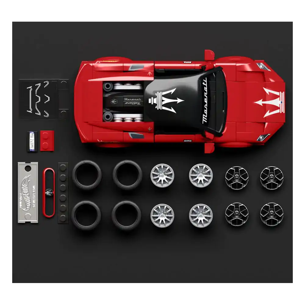 Mattel Brick Shop Hot Wheels Speed Series Set za građenje 1/32 Maserati MC20 fotografija proizvoda