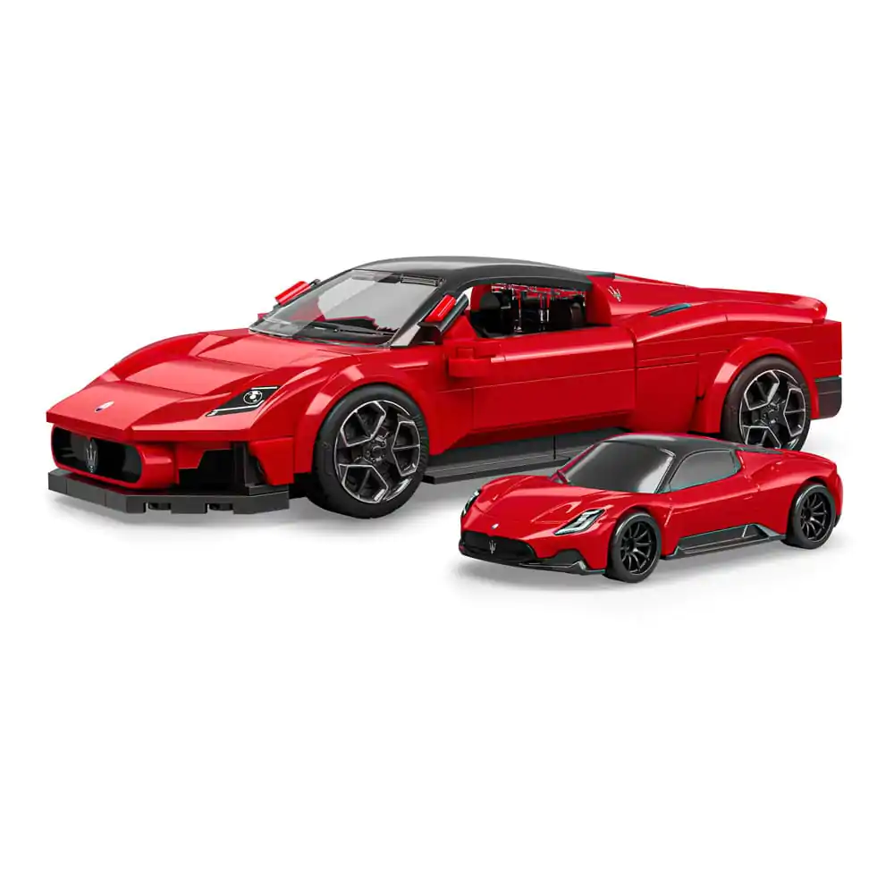 Mattel Brick Shop Hot Wheels Speed Series Set za građenje 1/32 Maserati MC20 fotografija proizvoda