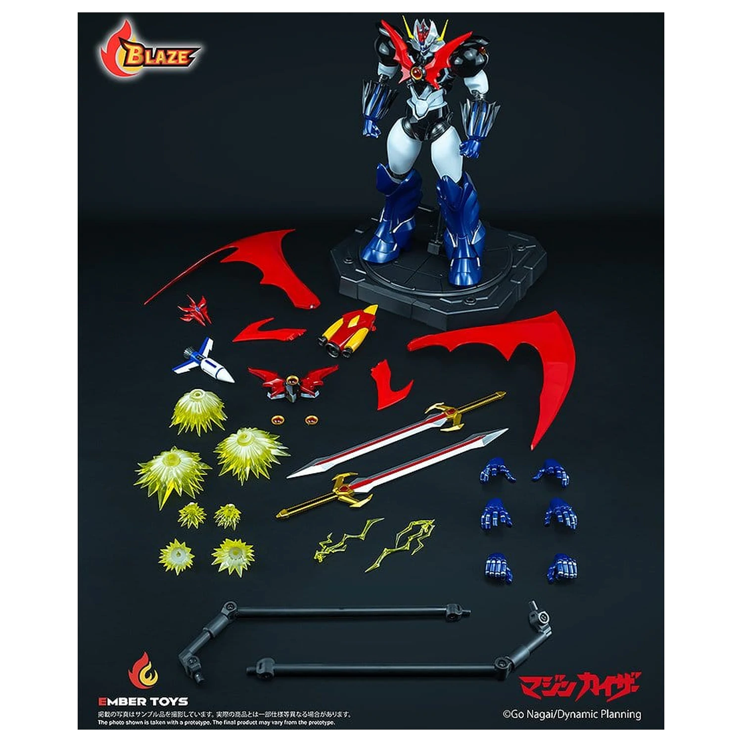 Mazinger BLAZE Series Diecast figura (akcijska) Mazinkaiser (Original Version) 26 cm fotografija proizvoda