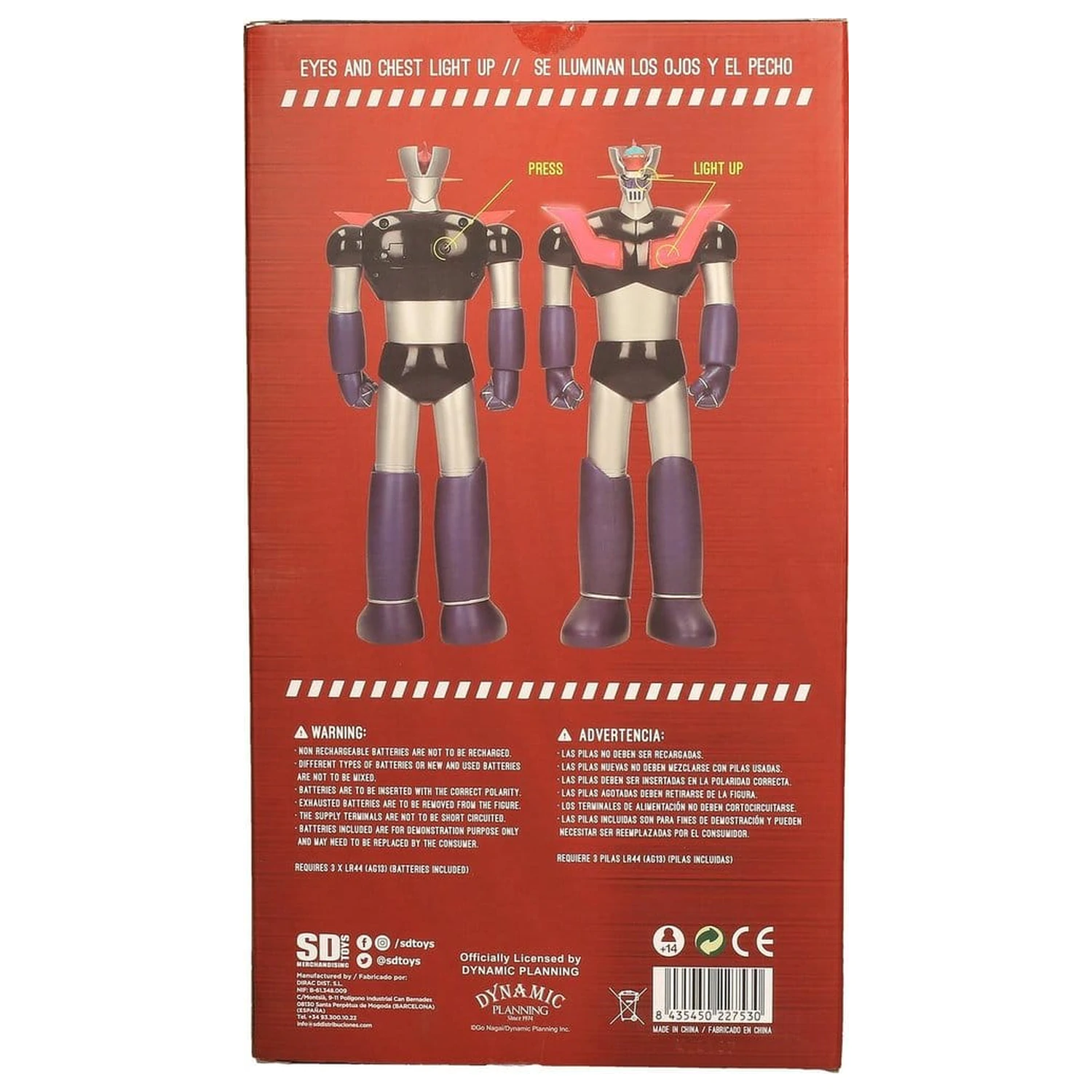 Mazinger Z figura sa svjetlom 30cm fotografija proizvoda