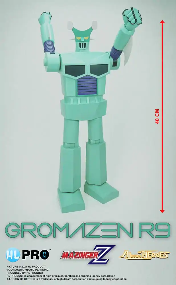 Mazinger Z Legion of Heroes Vinyl Figura Gromazen R9 40 cm fotografija proizvoda