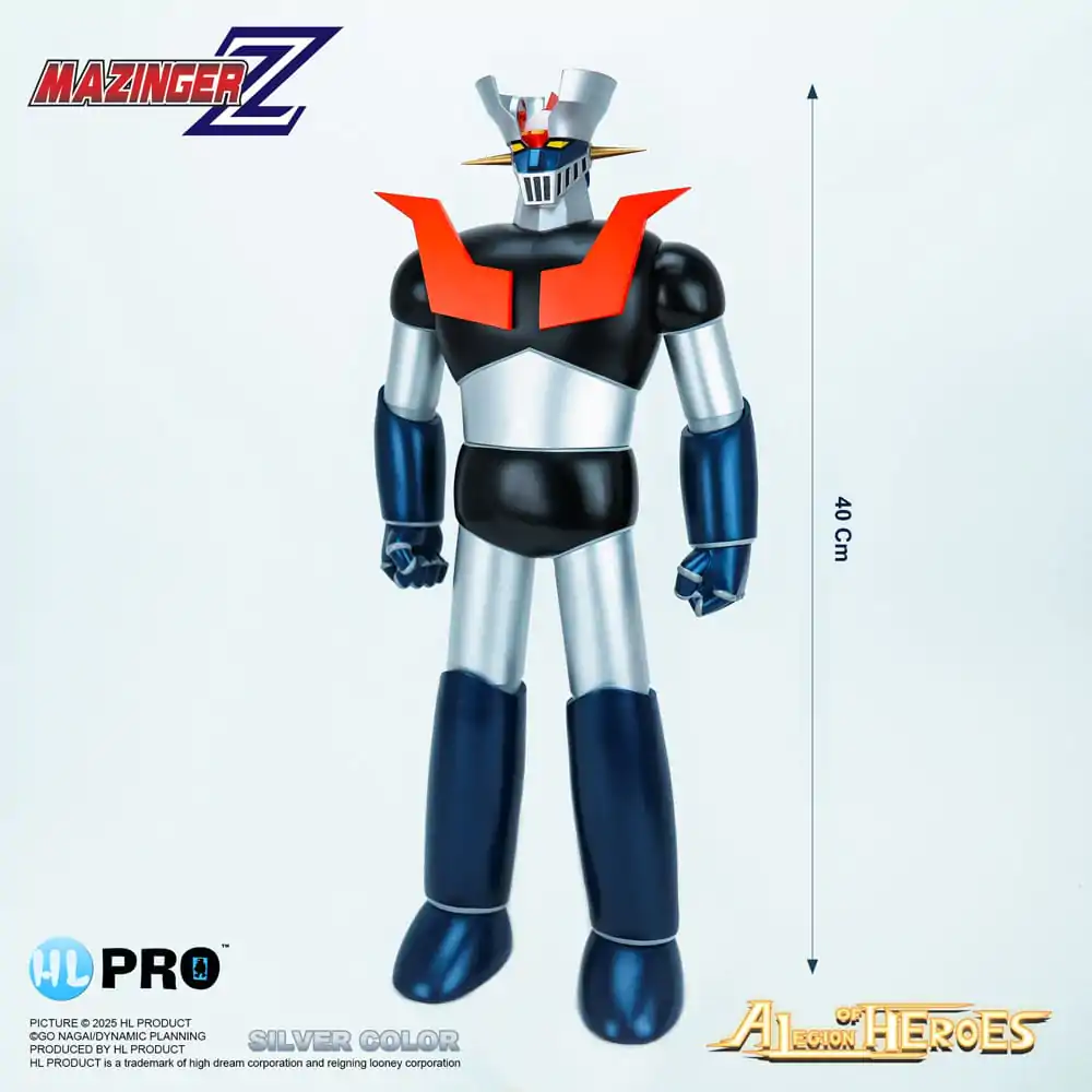 Mazinger Z Legion of Heroes Vinyl Figura Mazinger Z Silver Color 40 cm fotografija proizvoda