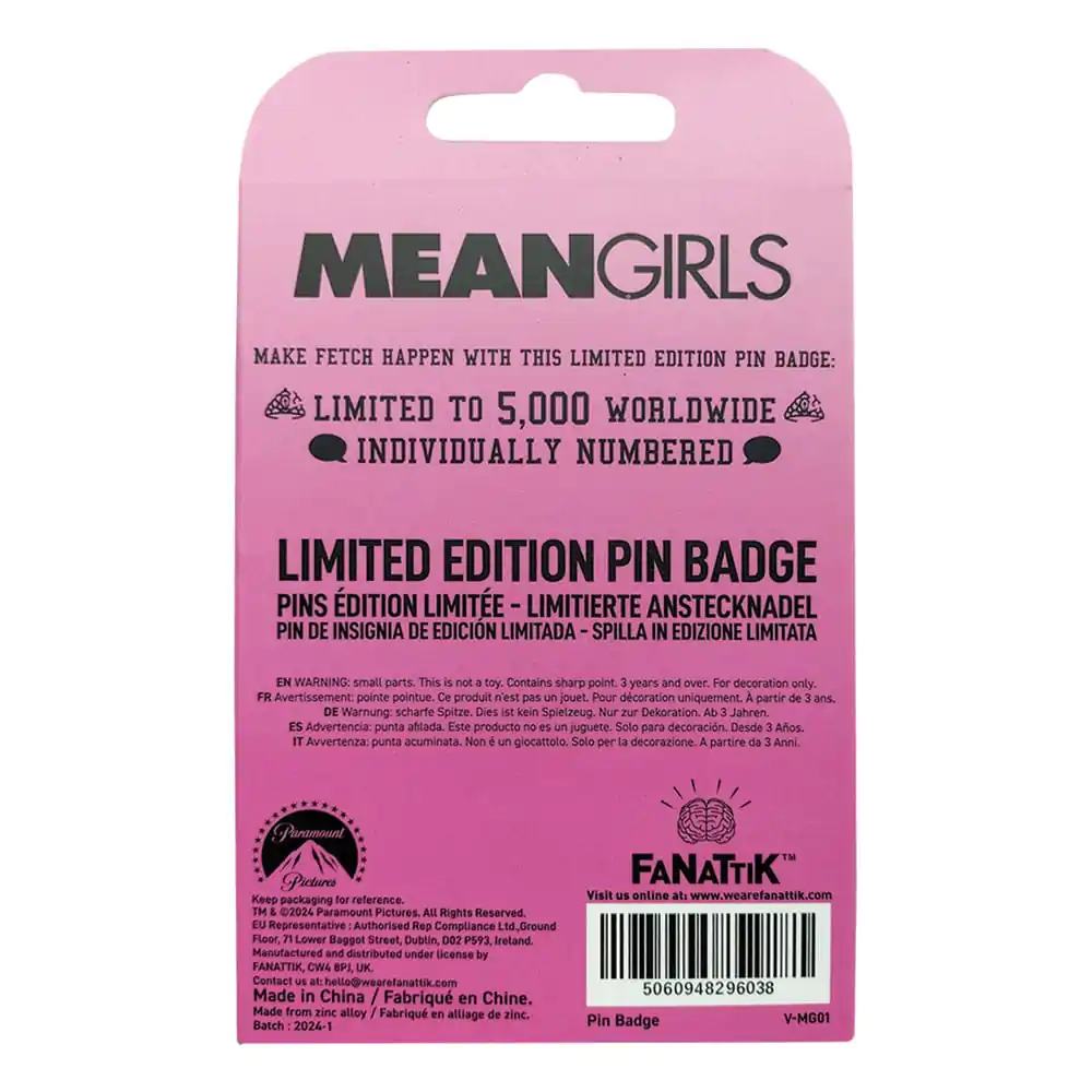 Mean Girls Pin Badge That's So Fetch Limited Edition - Bedž limitiranog izdanja fotografija proizvoda