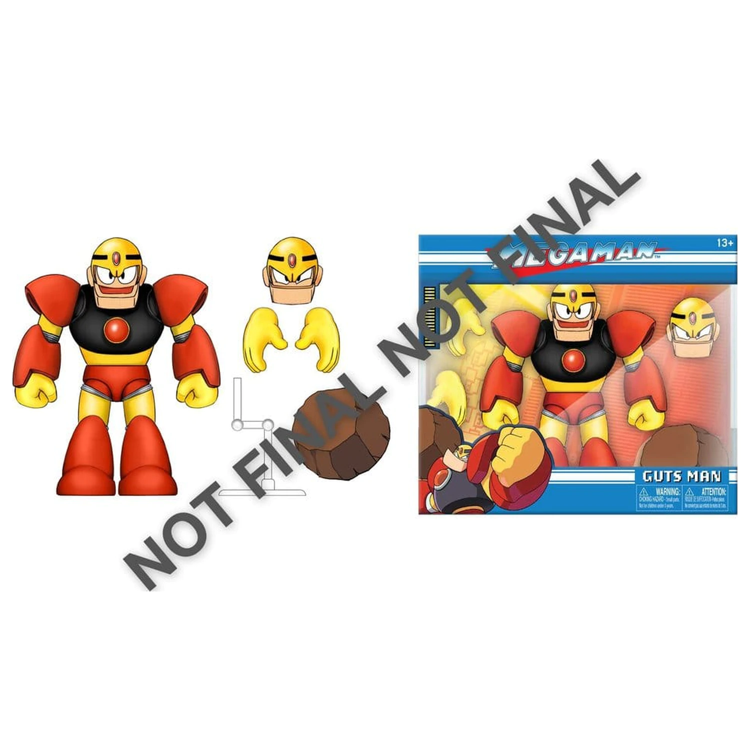 Mega Man Action Figure Guts Man 15 cm fotografija proizvoda