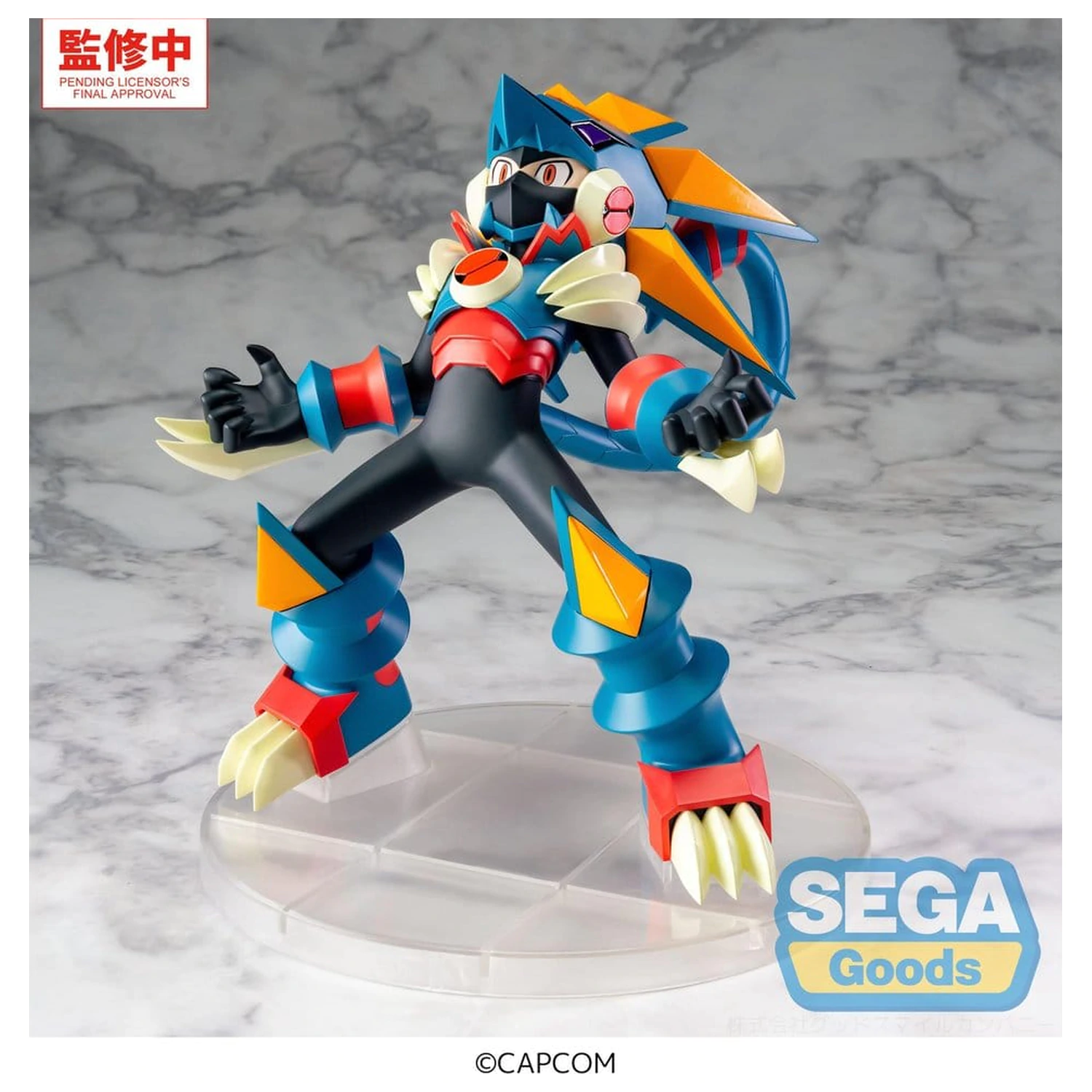 Mega Man Battle Network Luminasta PVC figura Mega Man Gregar Beast 17 cm fotografija proizvoda