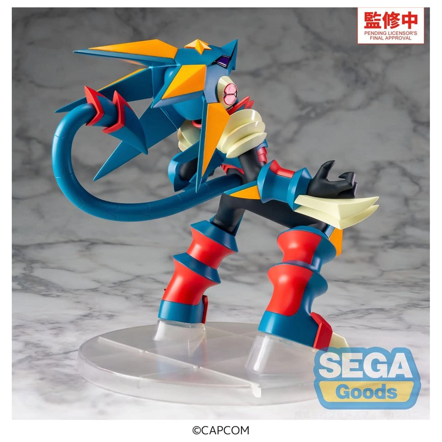 Mega Man Battle Network Luminasta PVC figura Mega Man Gregar Beast 17 cm fotografija proizvoda