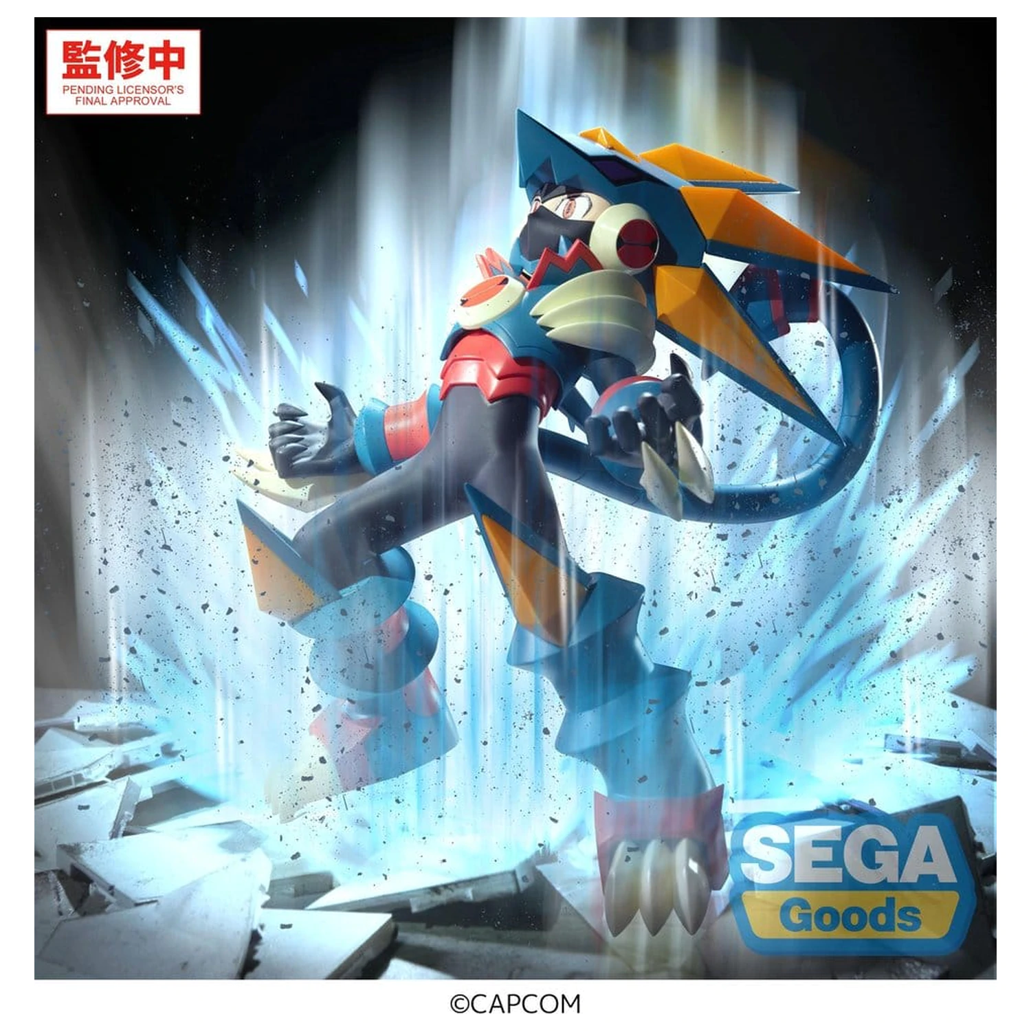 Mega Man Battle Network Luminasta PVC figura Mega Man Gregar Beast 17 cm fotografija proizvoda