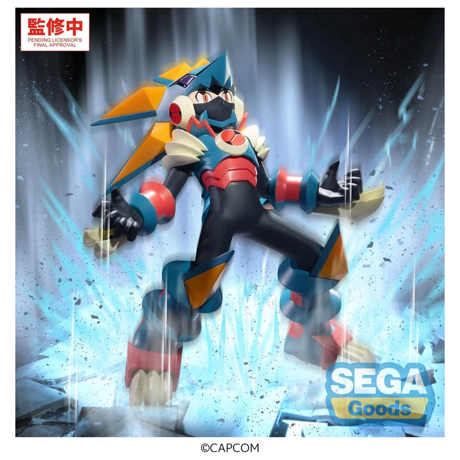 Mega Man Battle Network Luminasta PVC figura Mega Man Gregar Beast 17 cm fotografija proizvoda