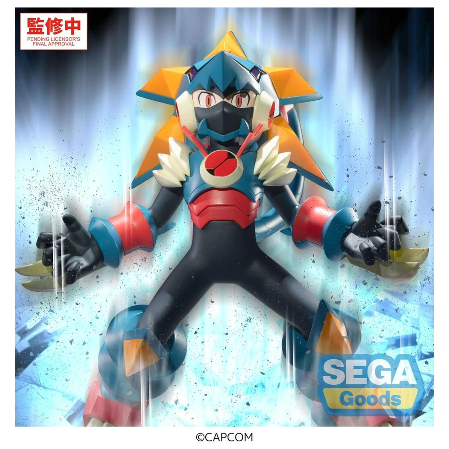 Mega Man Battle Network Luminasta PVC figura Mega Man Gregar Beast 17 cm fotografija proizvoda