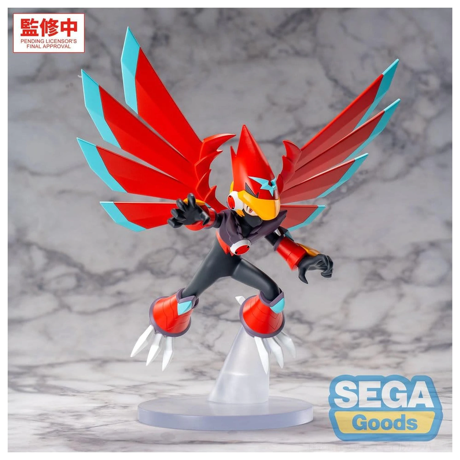 Mega Man Battle Network Luminasta PVC figura Mega Man Falzar Beast 19 cm fotografija proizvoda