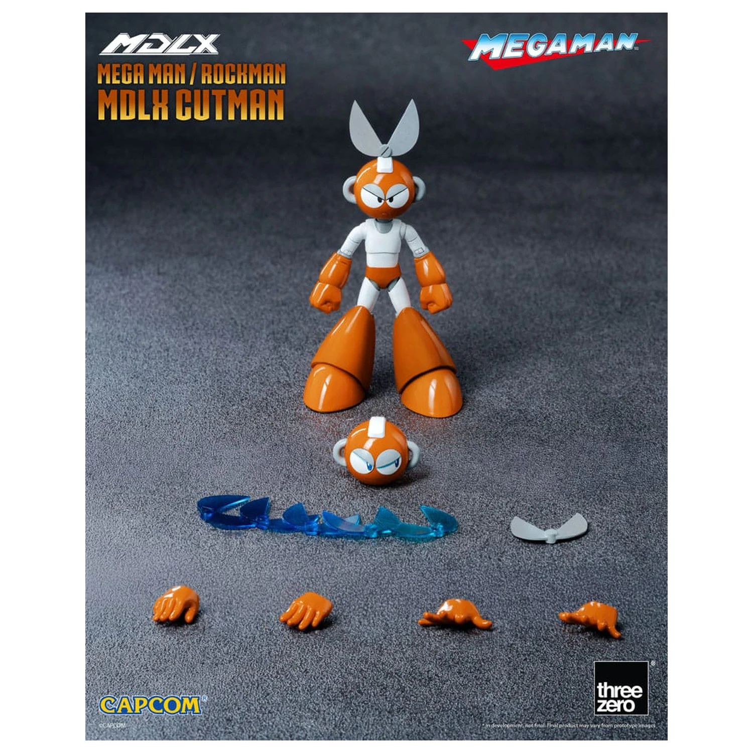 Mega Man MDLX Akcijska figura Rockman / Mega Man Cutman 12 cm fotografija proizvoda