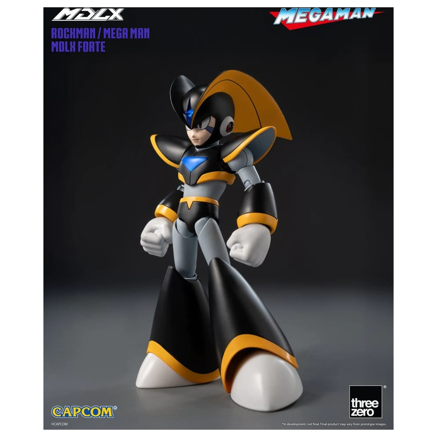 Mega Man MDLX Akcijska figura Rockman / Mega Man Forte 10 cm fotografija proizvoda
