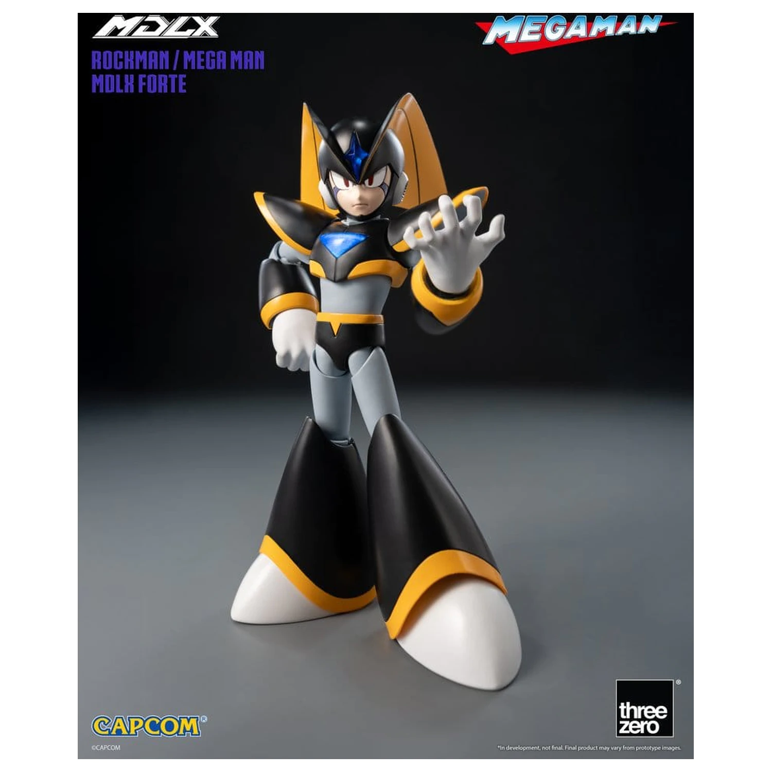 Mega Man MDLX Akcijska figura Rockman / Mega Man Forte 10 cm fotografija proizvoda