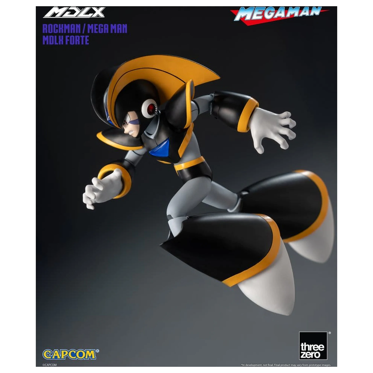 Mega Man MDLX Akcijska figura Rockman / Mega Man Forte 10 cm fotografija proizvoda