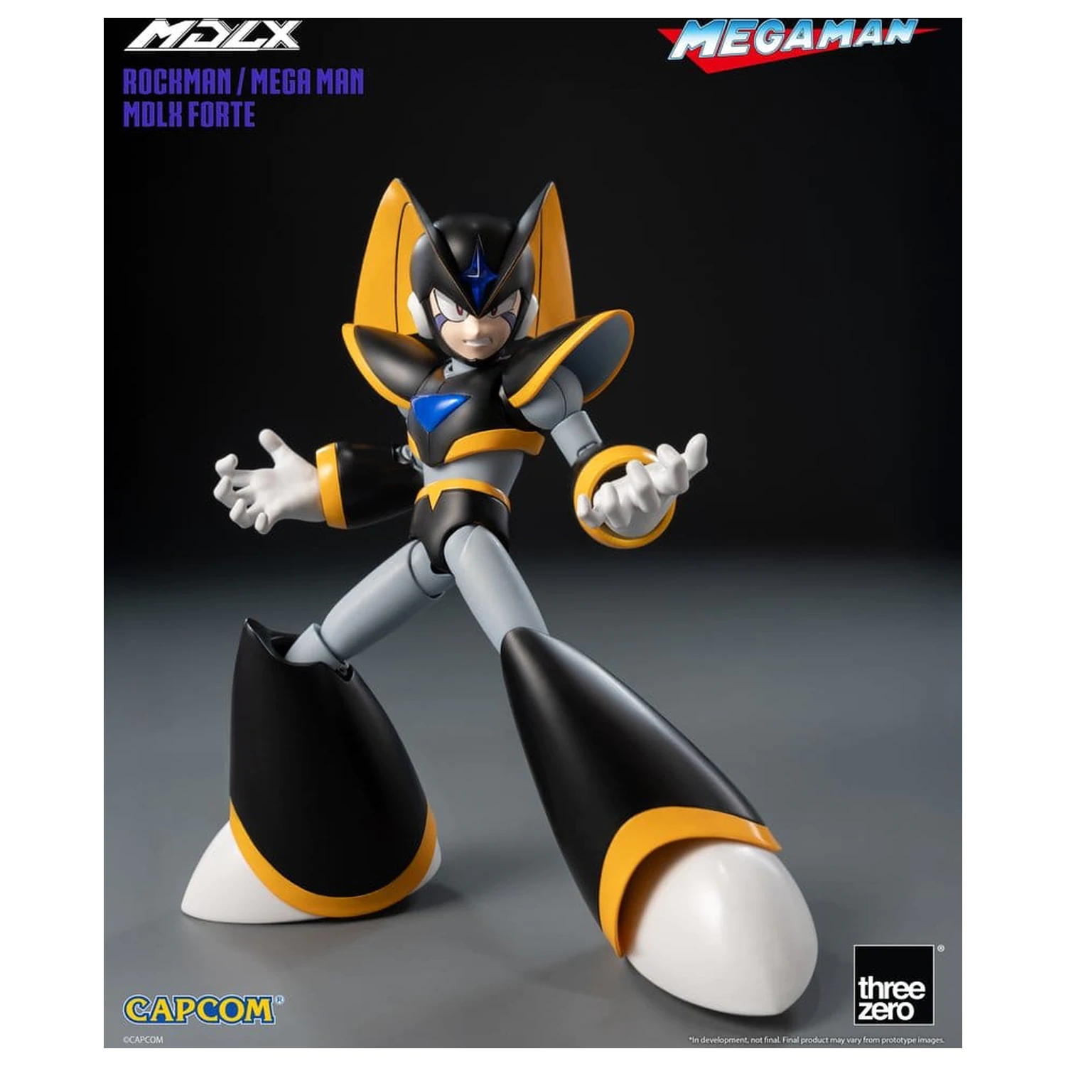 Mega Man MDLX Akcijska figura Rockman / Mega Man Forte 10 cm fotografija proizvoda