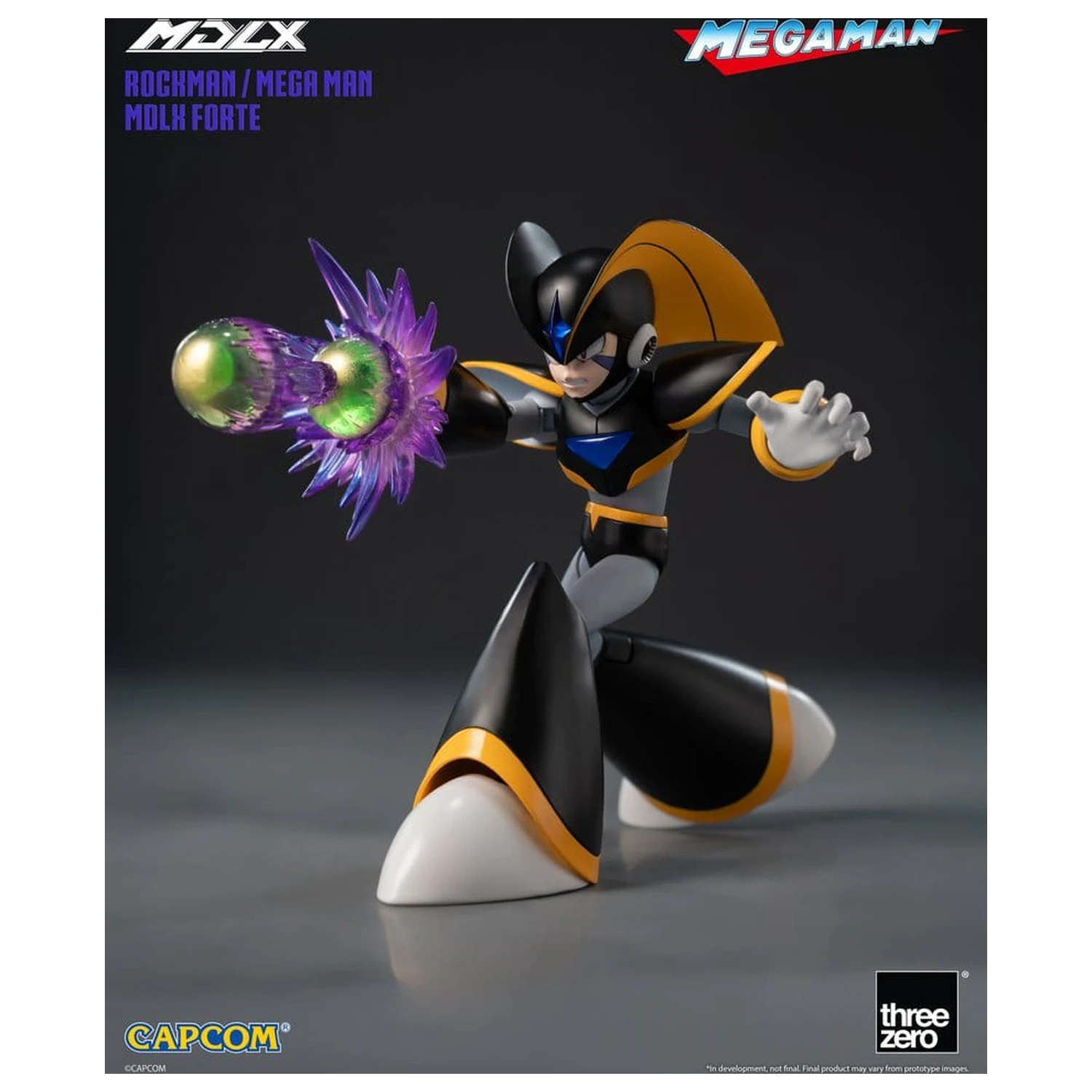 Mega Man MDLX Akcijska figura Rockman / Mega Man Forte 10 cm fotografija proizvoda