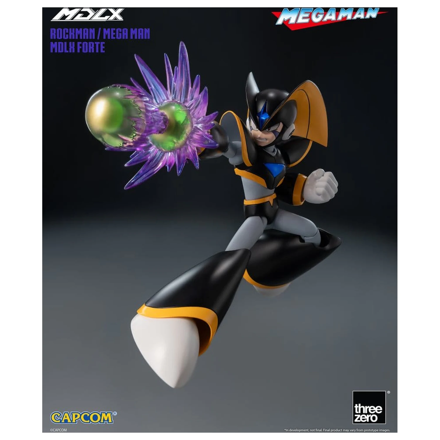 Mega Man MDLX Akcijska figura Rockman / Mega Man Forte 10 cm fotografija proizvoda