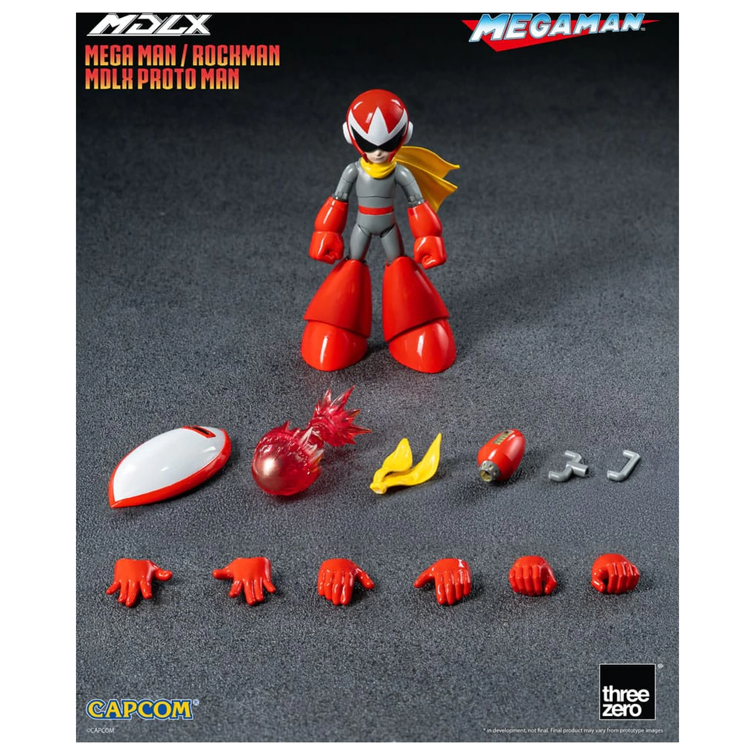 Mega Man MDLX Akcijska figura Rockman / Mega Man Proto Man 10 cm fotografija proizvoda