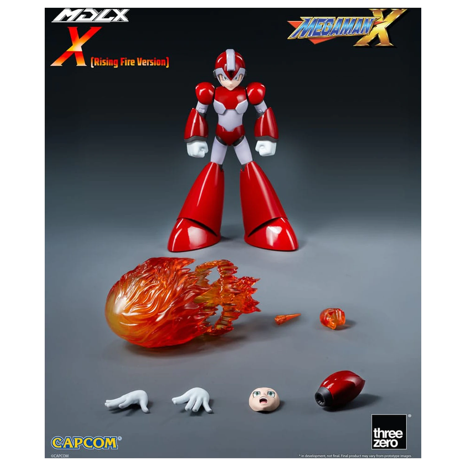 Mega Man MDLX figura Rockman X / Mega Man X (Rising Fire Version) 12 cm fotografija proizvoda