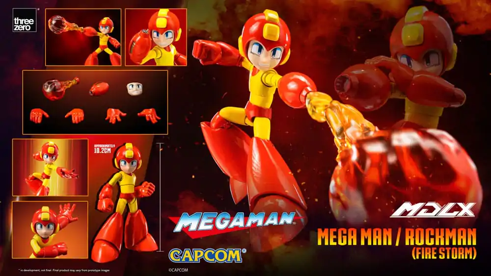 Mega Man MDLX akcijska figura Mega Man / Rockman (Fire Storm) 10 cm fotografija proizvoda