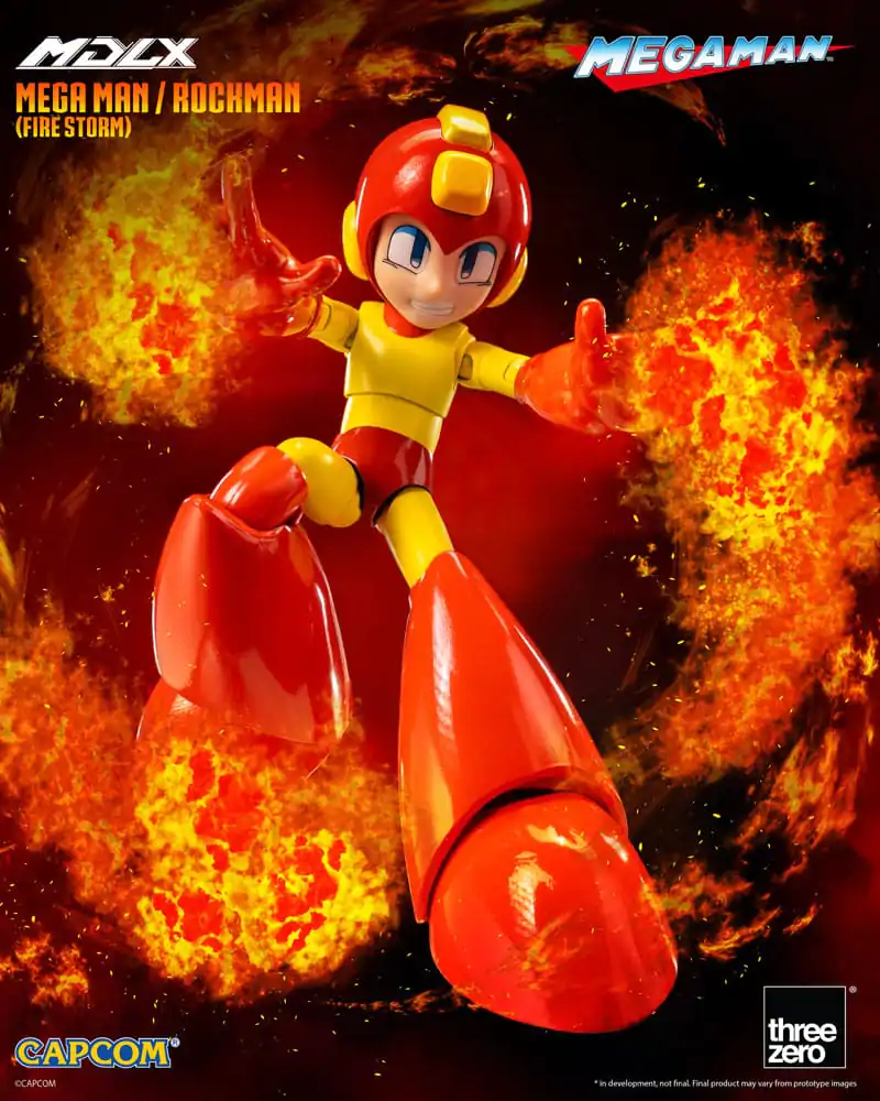 Mega Man MDLX akcijska figura Mega Man / Rockman (Fire Storm) 10 cm fotografija proizvoda