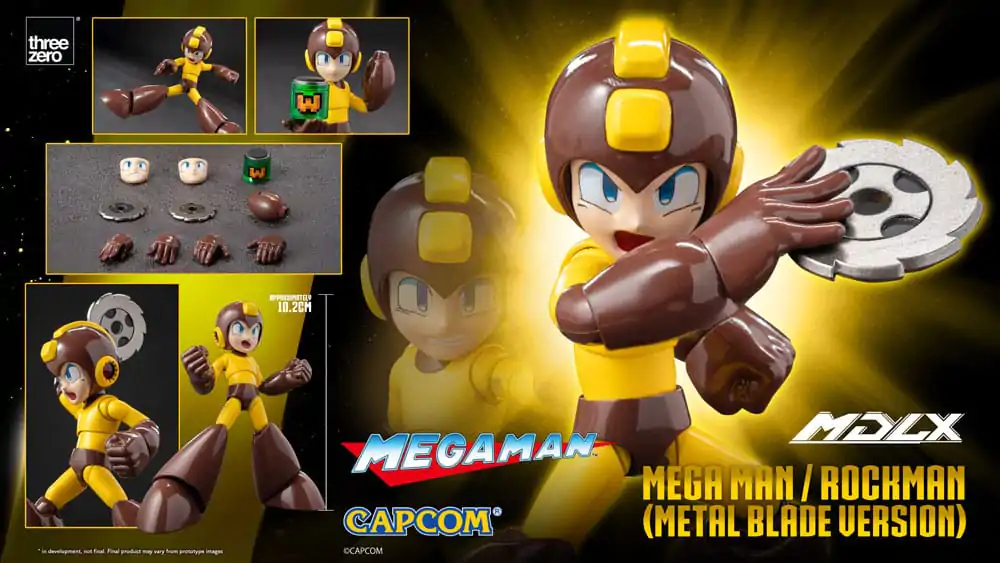 Mega Man MDLX akcijska figura Mega Man / Rockman (Metal Blade verzija) 10 cm fotografija proizvoda