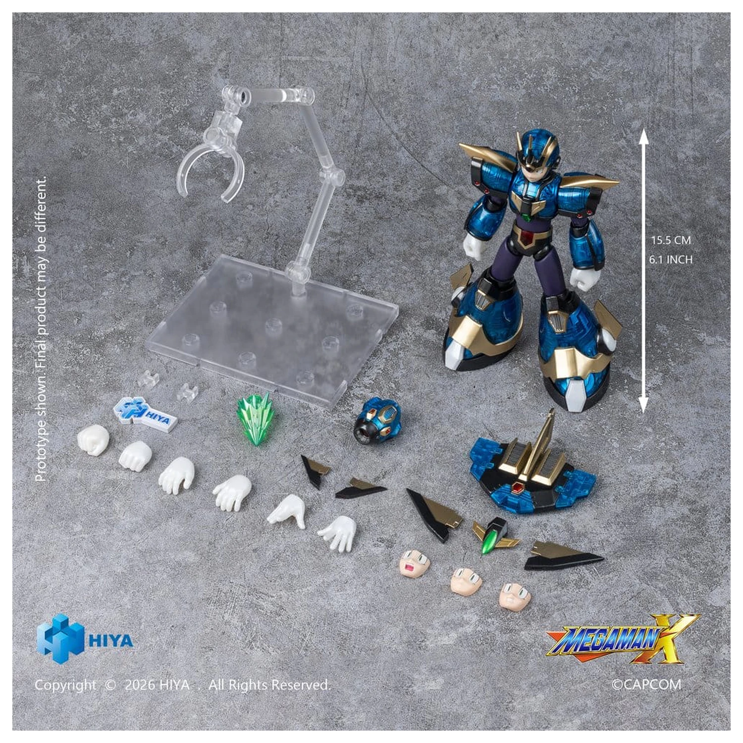 Mega Man X Exquisite Basic akcijska figura X Ultimate Armor verzija 16 cm fotografija proizvoda