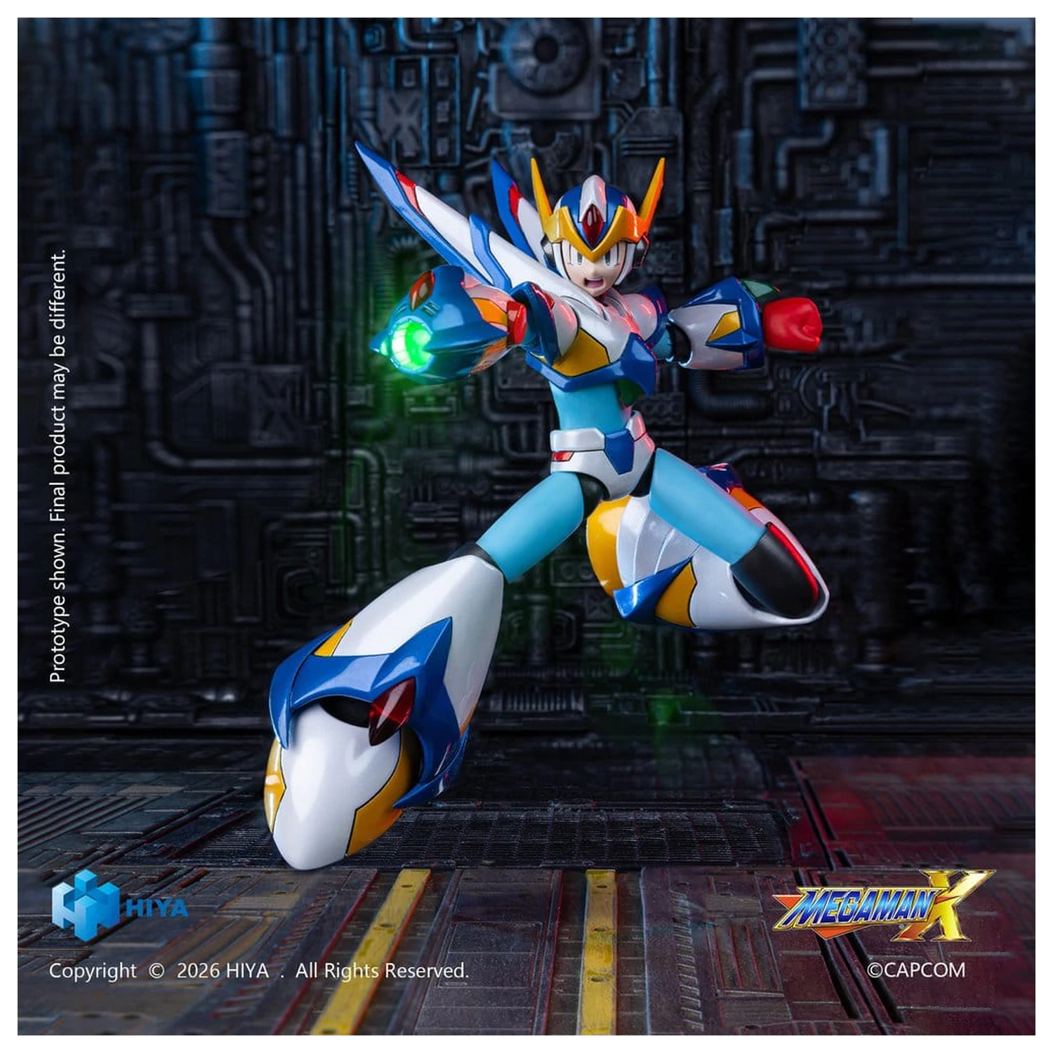 Mega Man X Exquisite Basic Series Akcijska figura X Falcon Armor verzija 15 cm fotografija proizvoda