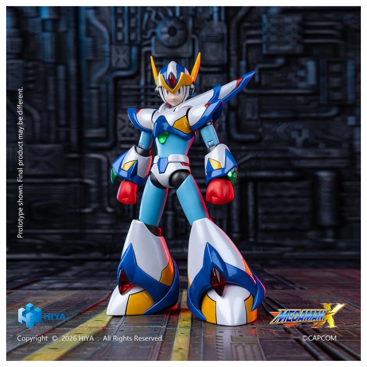 Mega Man X Exquisite Basic Series Akcijska figura X Falcon Armor verzija 15 cm fotografija proizvoda