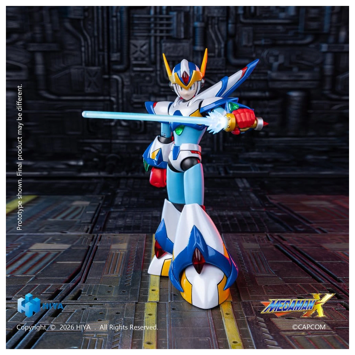 Mega Man X Exquisite Basic Series Akcijska figura X Falcon Armor verzija 15 cm fotografija proizvoda