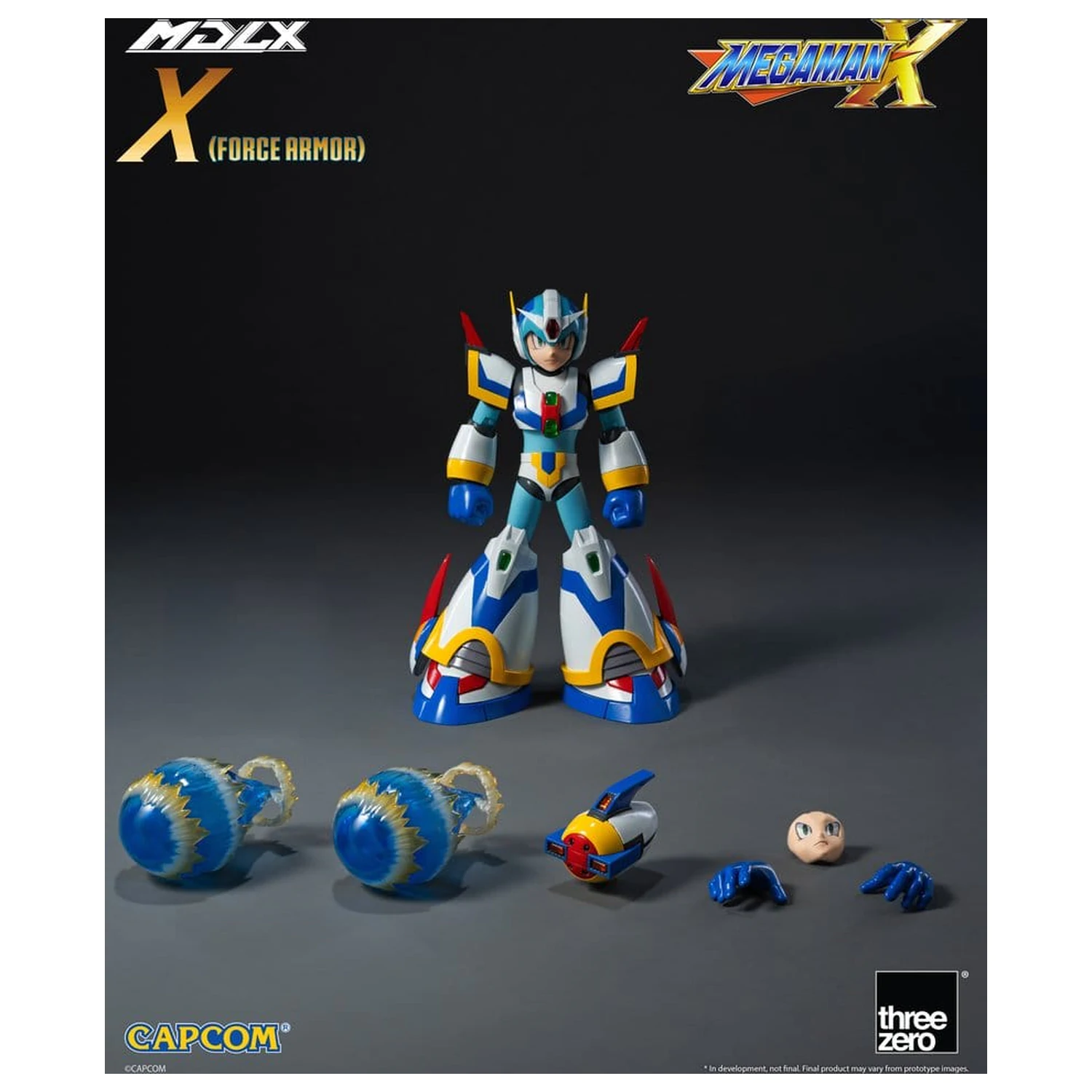 Mega Man X MDLX akcijska figura Rockman / Mega Man Force Armor 12 cm fotografija proizvoda