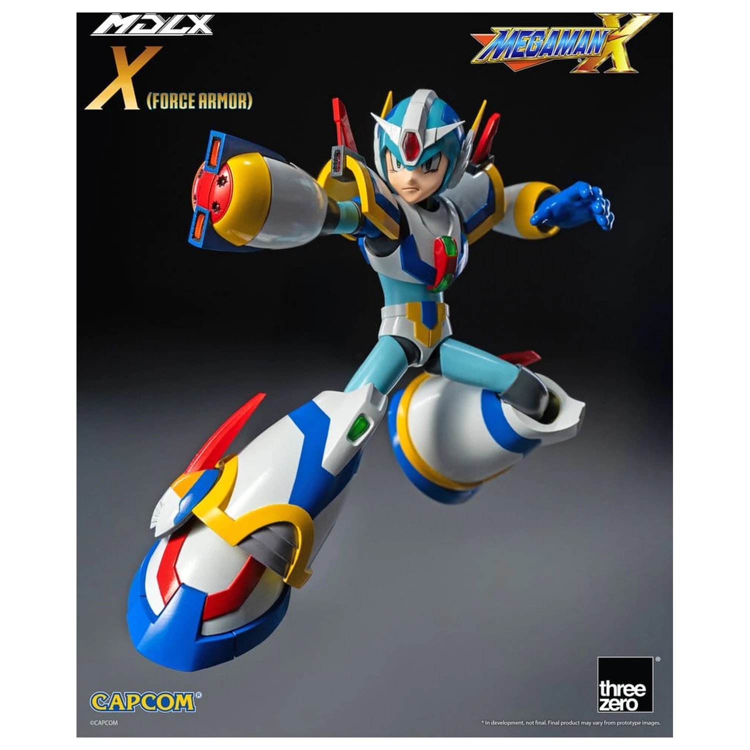Mega Man X MDLX akcijska figura Rockman / Mega Man Force Armor 12 cm fotografija proizvoda