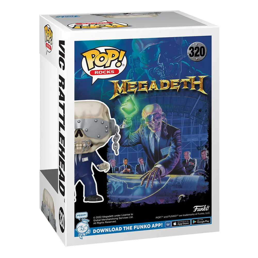 Megadeth POP! Rocks Vinilna Figura Vic Rattlehead 9 cm fotografija proizvoda