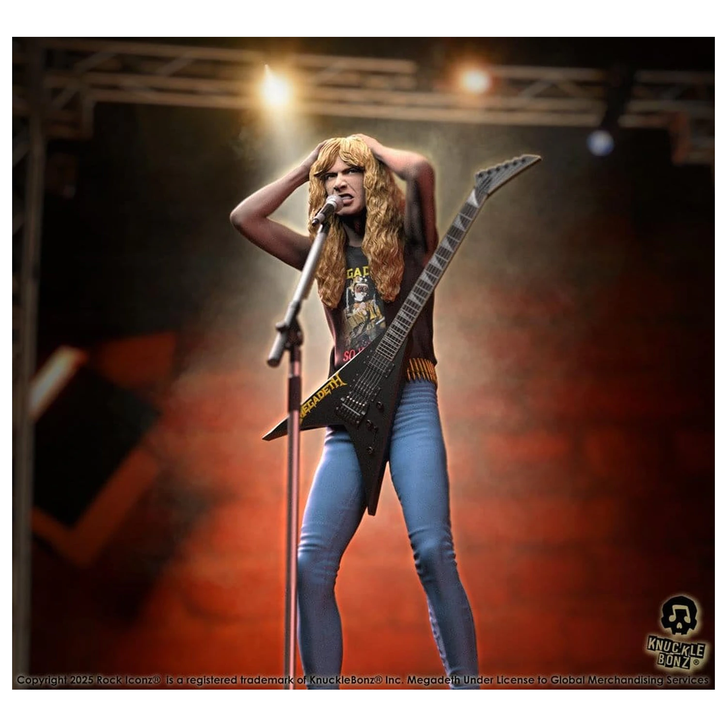 Megadeth Rock Iconz statua Dave Mustaine II 22 cm fotografija proizvoda