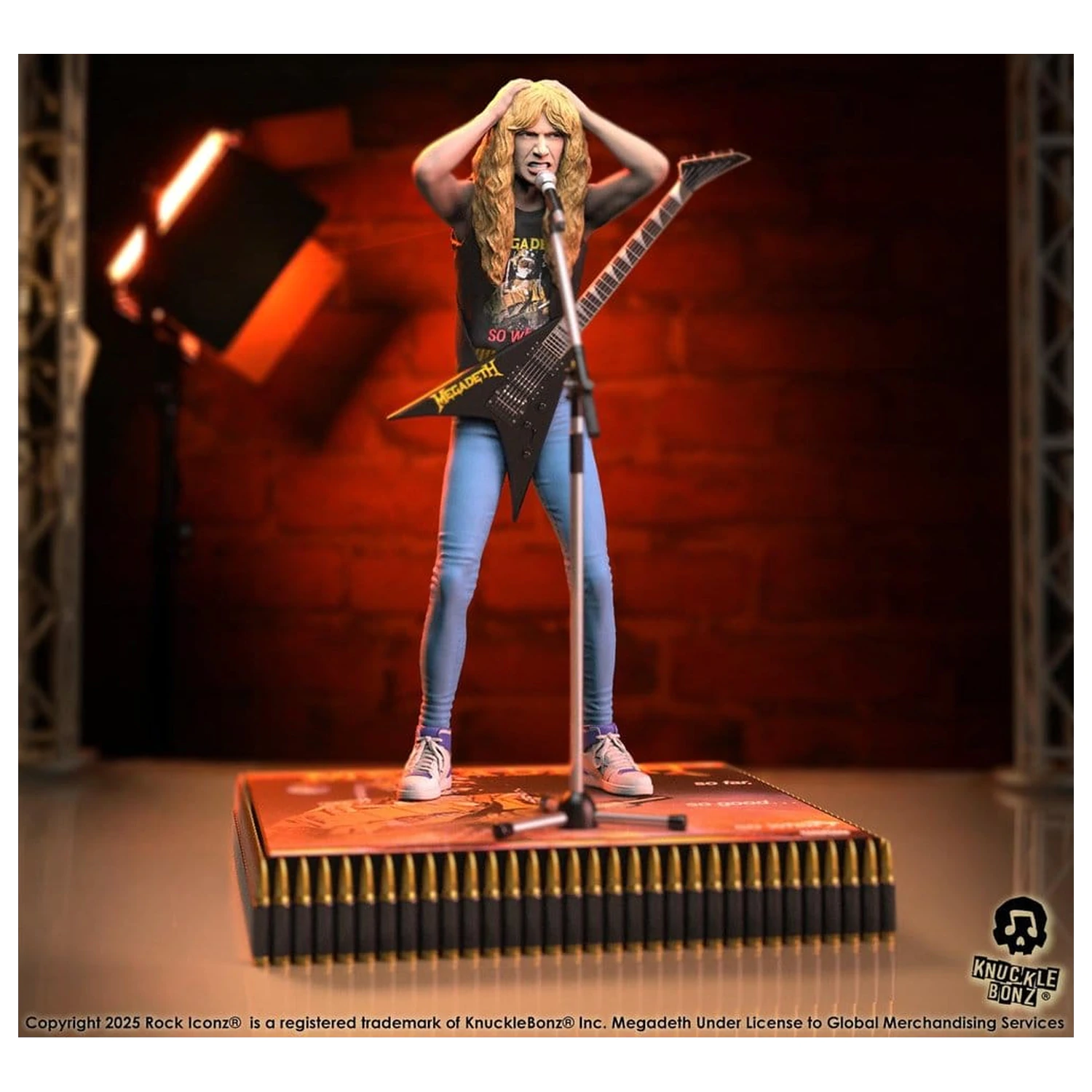 Megadeth Rock Iconz statua Dave Mustaine II 22 cm fotografija proizvoda