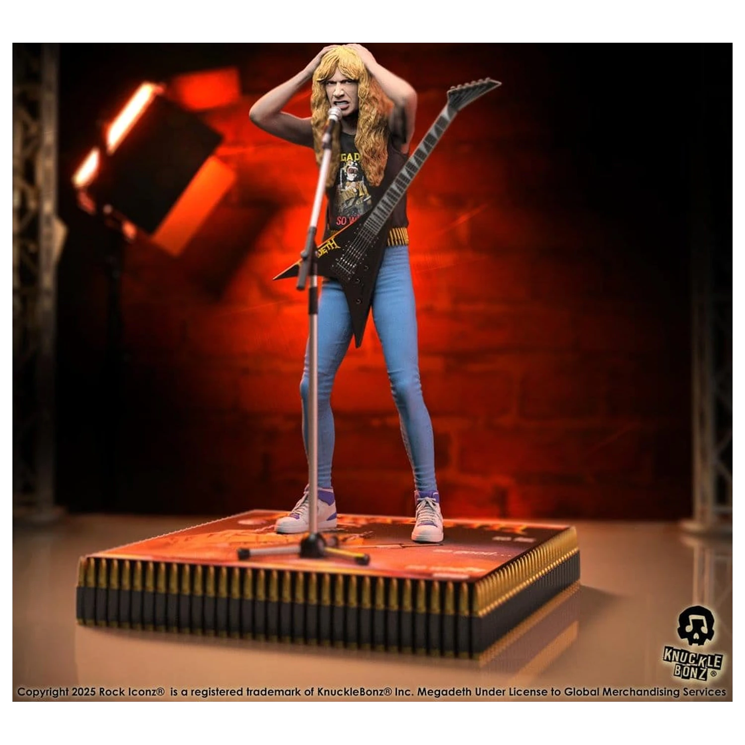Megadeth Rock Iconz statua Dave Mustaine II 22 cm fotografija proizvoda