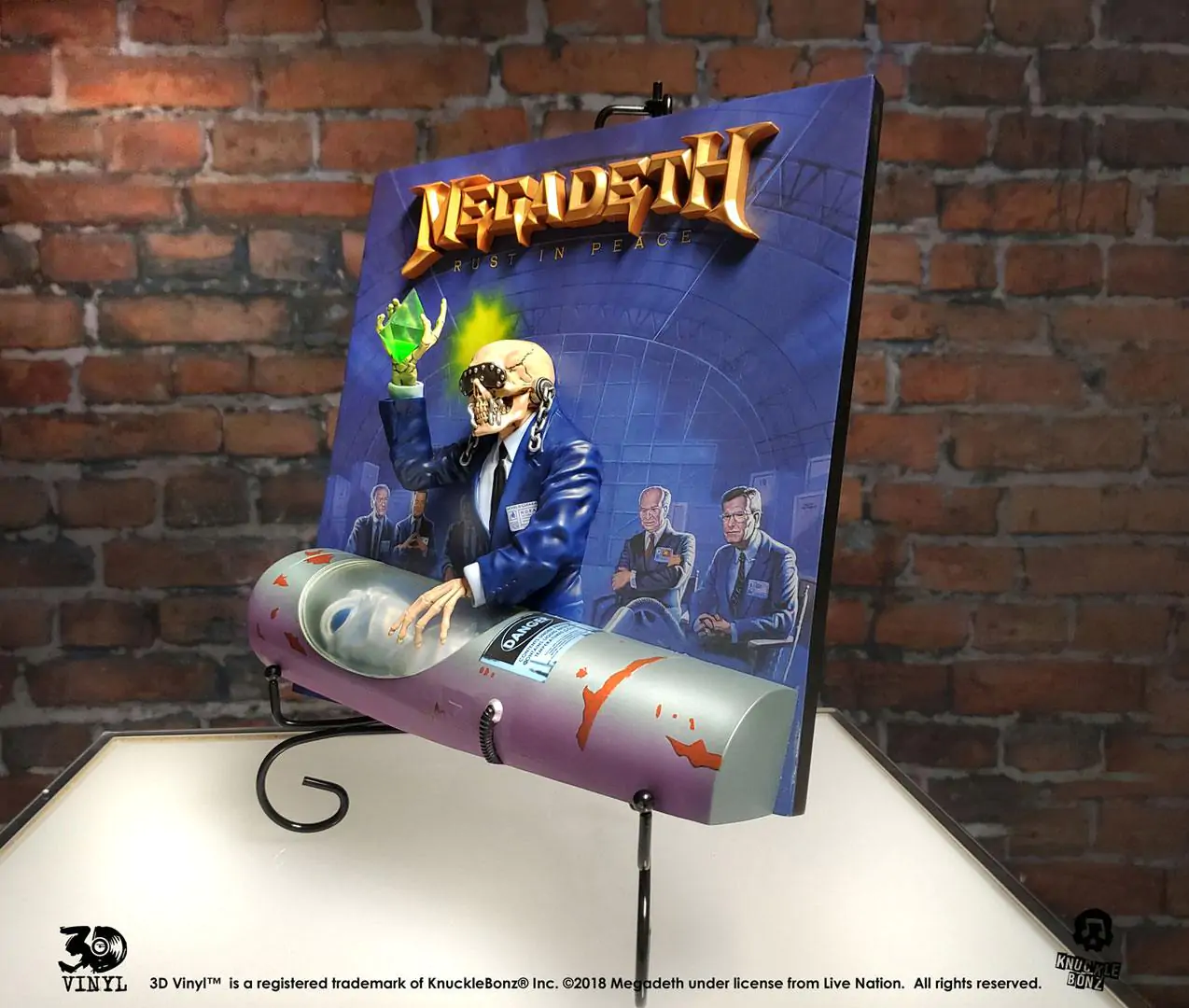 Megadeth 3D Vinyl Kip Rust In Peace 30 cm fotografija proizvoda