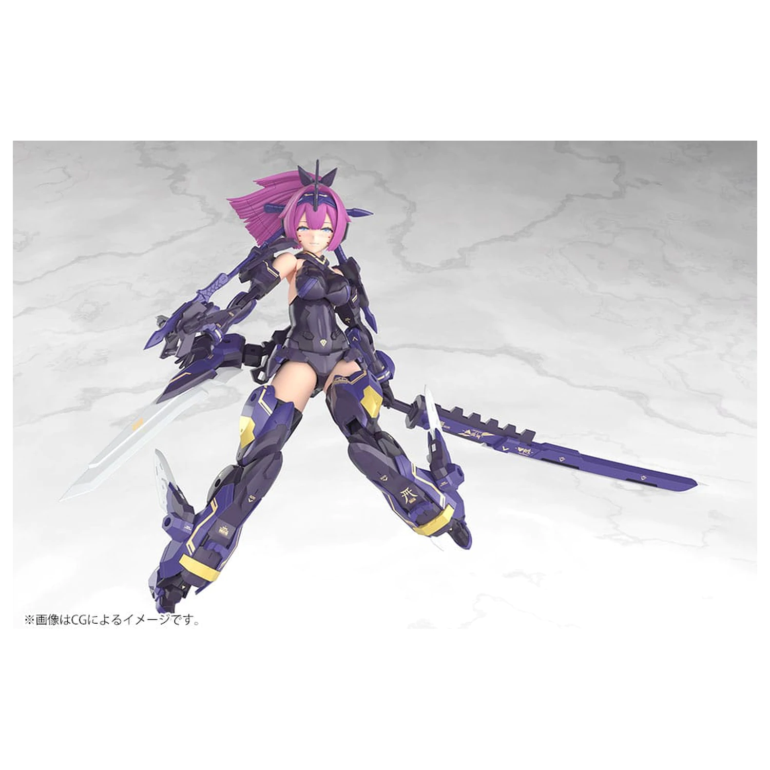 Megami Device Plastic Model Kit 1/1 Asra Archer Kizuna Shadow Edition Full Package 14 cm fotografija proizvoda