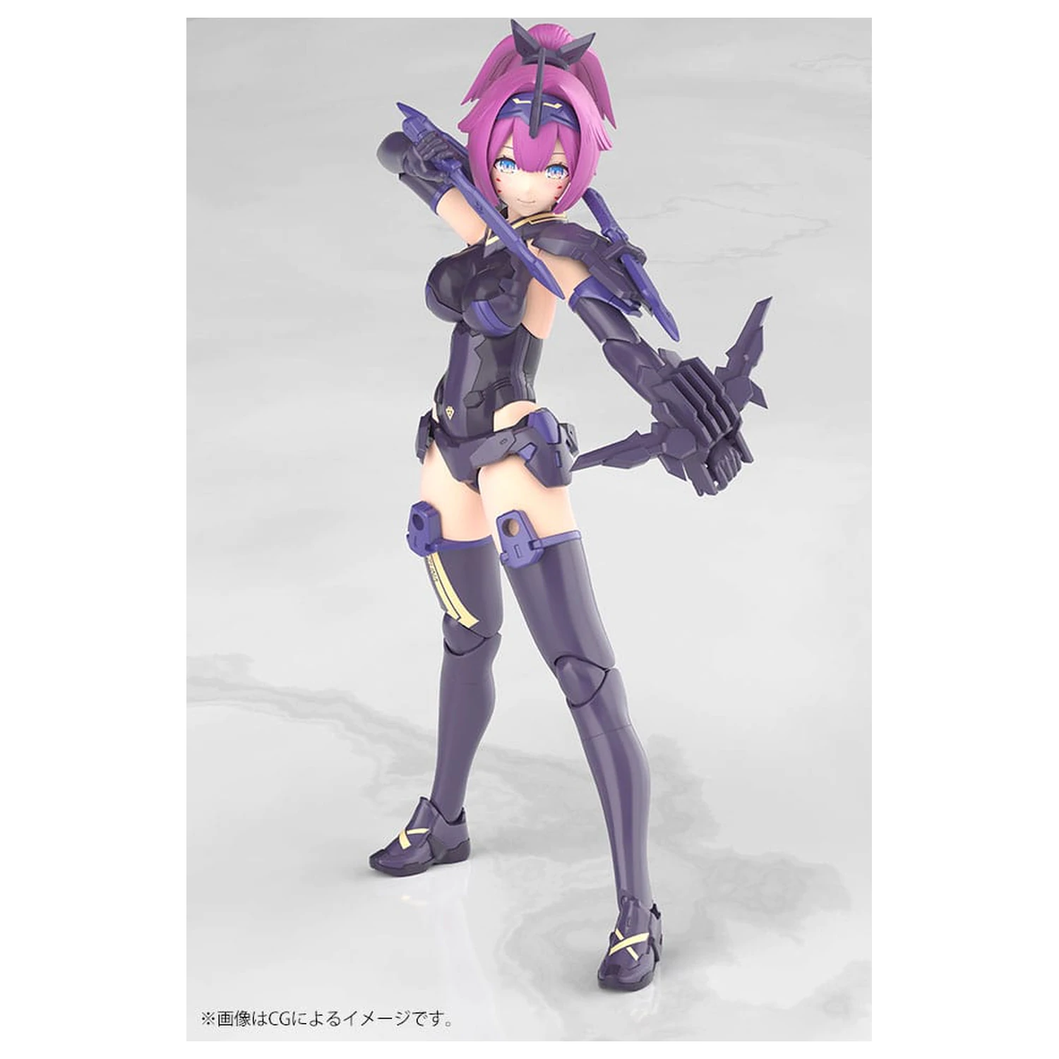 Megami Device Plastic Model Kit 1/1 Asra Archer Kizuna Shadow Edition Full Package 14 cm fotografija proizvoda