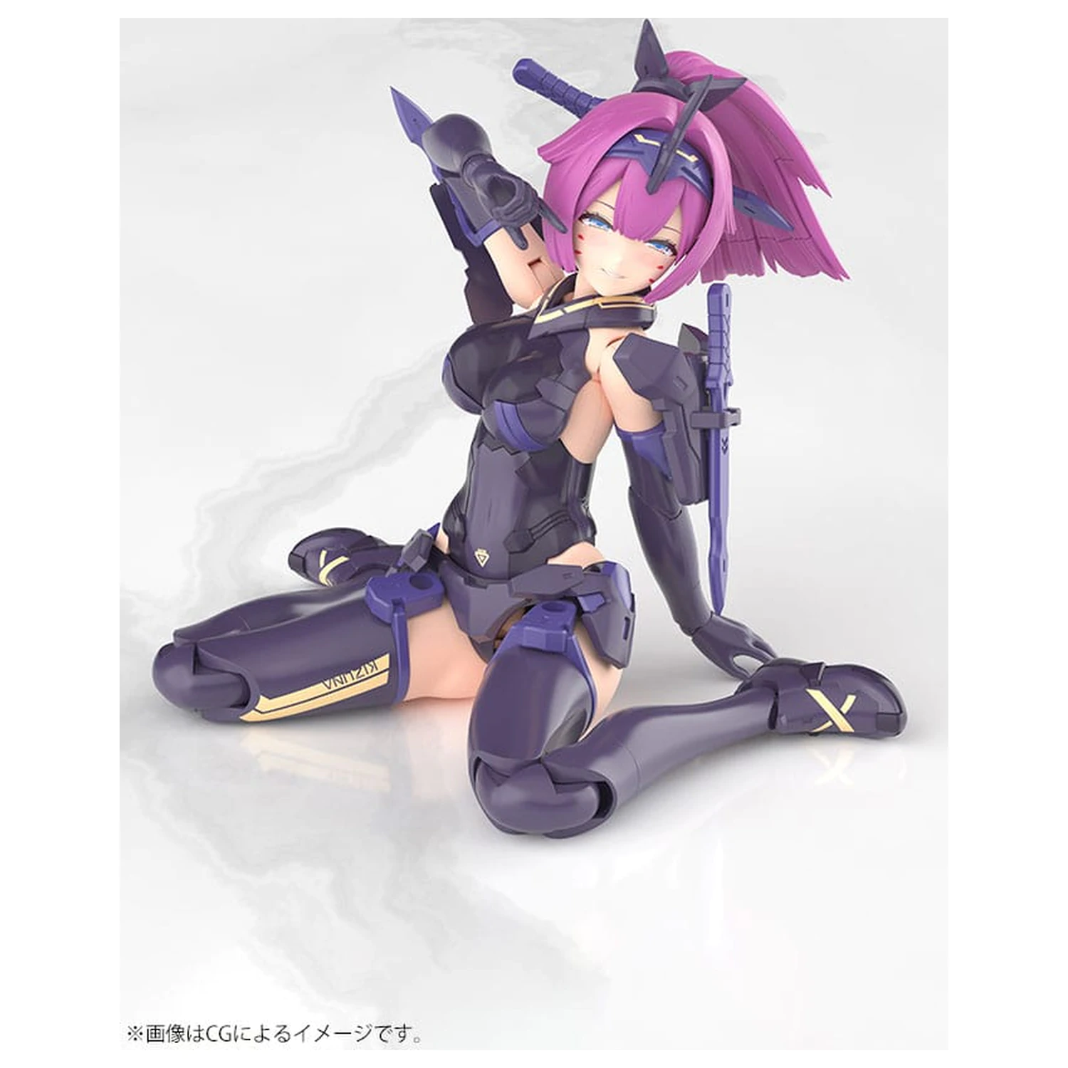 Megami Device Plastic Model Kit 1/1 Asra Archer Kizuna Shadow Edition Full Package 14 cm fotografija proizvoda