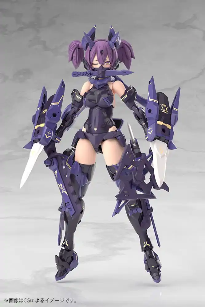 Megami Device Plastic Model Kit 1/1 Asra Ninja Kaname Shadow Edition Full Package 14 cm fotografija proizvoda