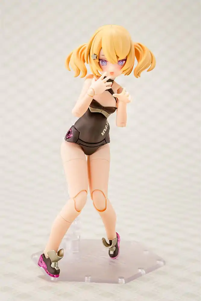 Megami Device plastični model komplet 1/1 Puni Mofu Kuro Mao 14 cm fotografija proizvoda