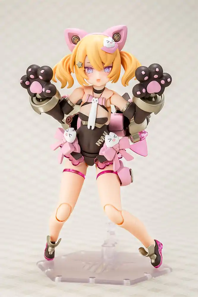 Megami Device plastični model komplet 1/1 Puni Mofu Kuro Mao 14 cm fotografija proizvoda