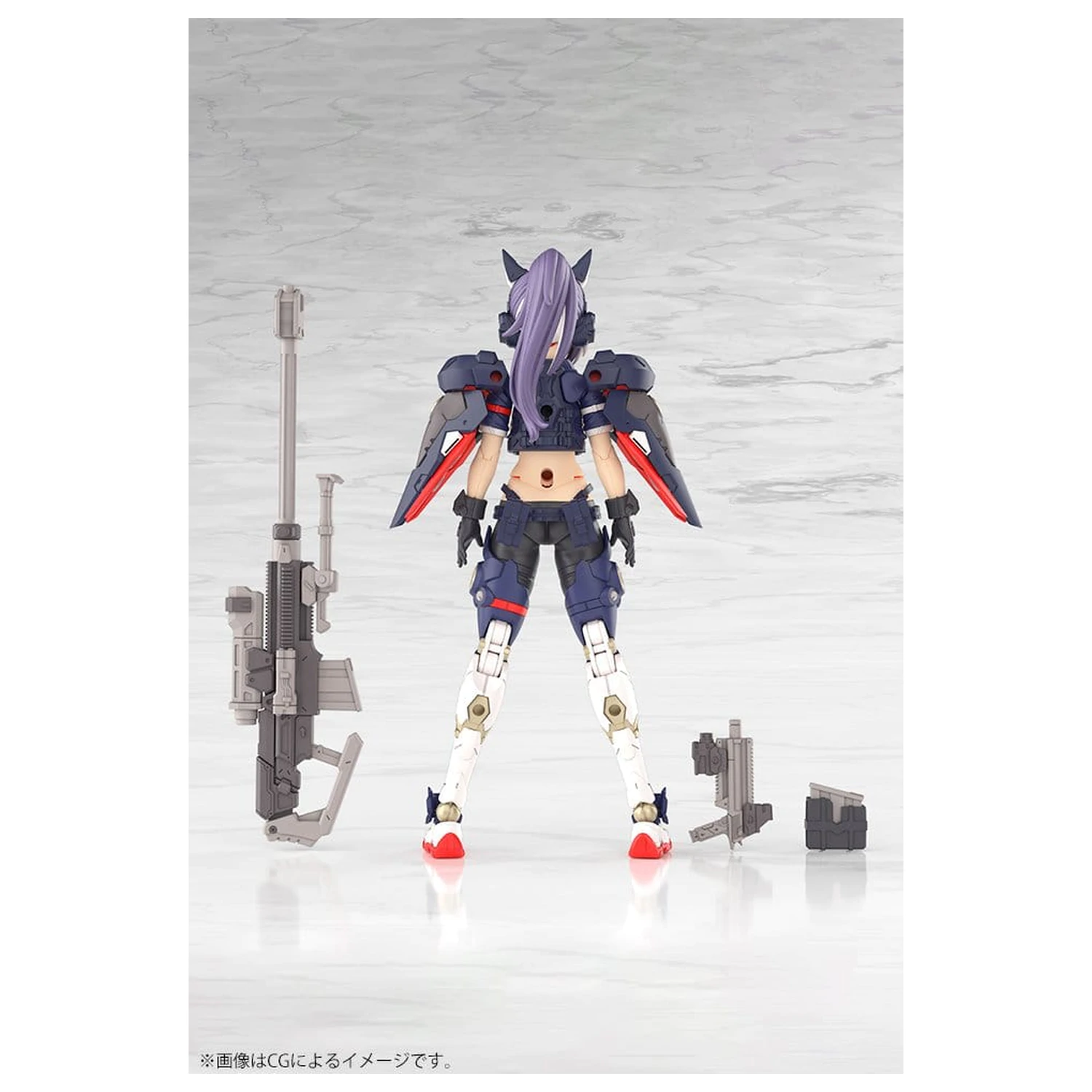 Megami Device Plastic Model Kit 1/1 Yggdrasis Skoll Sharpshooter 16 cm fotografija proizvoda