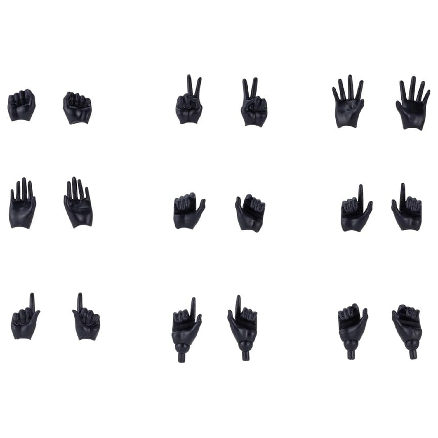 Megami Device M.S.G. Plastični komplet modela 1/1 09 Hand Set Skin Color Black fotografija proizvoda