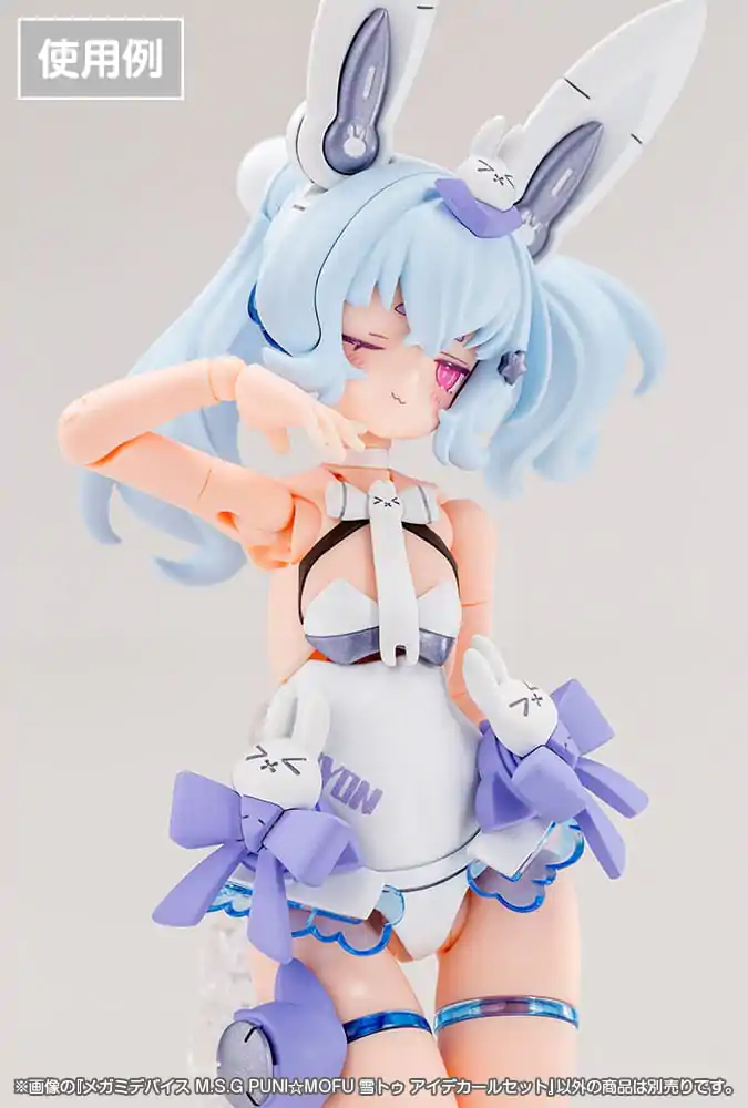 Megami Device M.S.G. Plastični komplet modela 1/1 Puni Mofu Yuki Tu Komplet naljepnica za oči fotografija proizvoda