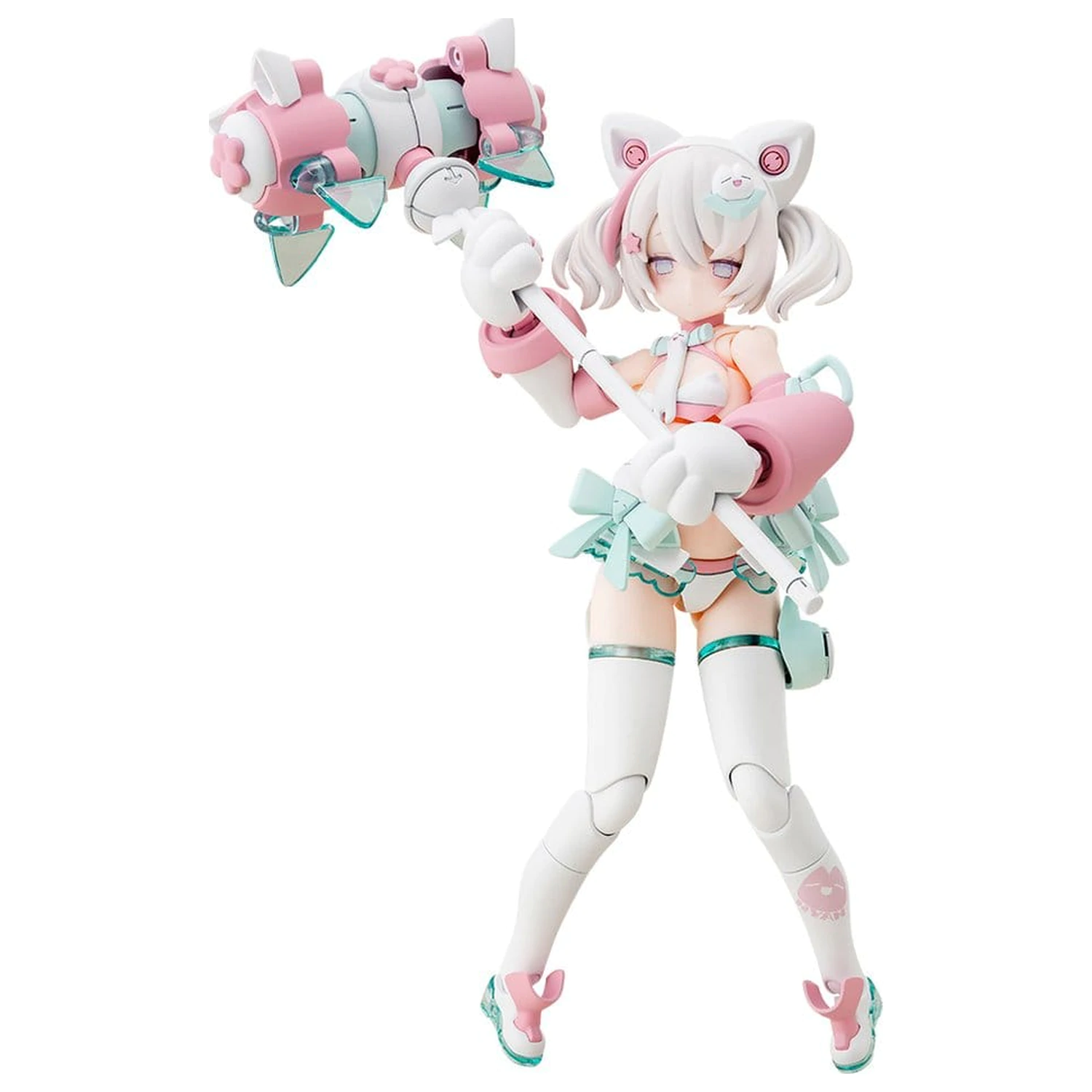 Megami Device Plastični model kit 1/1 Puni Mofu Shiro Mao 14 cm fotografija proizvoda