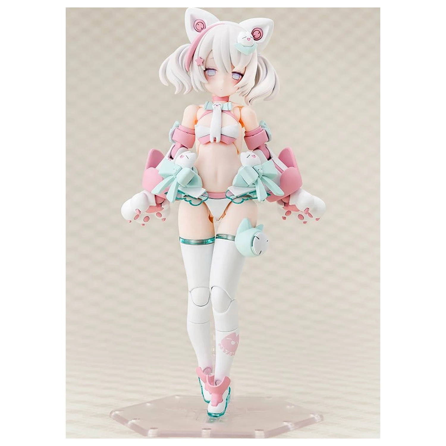 Megami Device Plastični model kit 1/1 Puni Mofu Shiro Mao 14 cm fotografija proizvoda