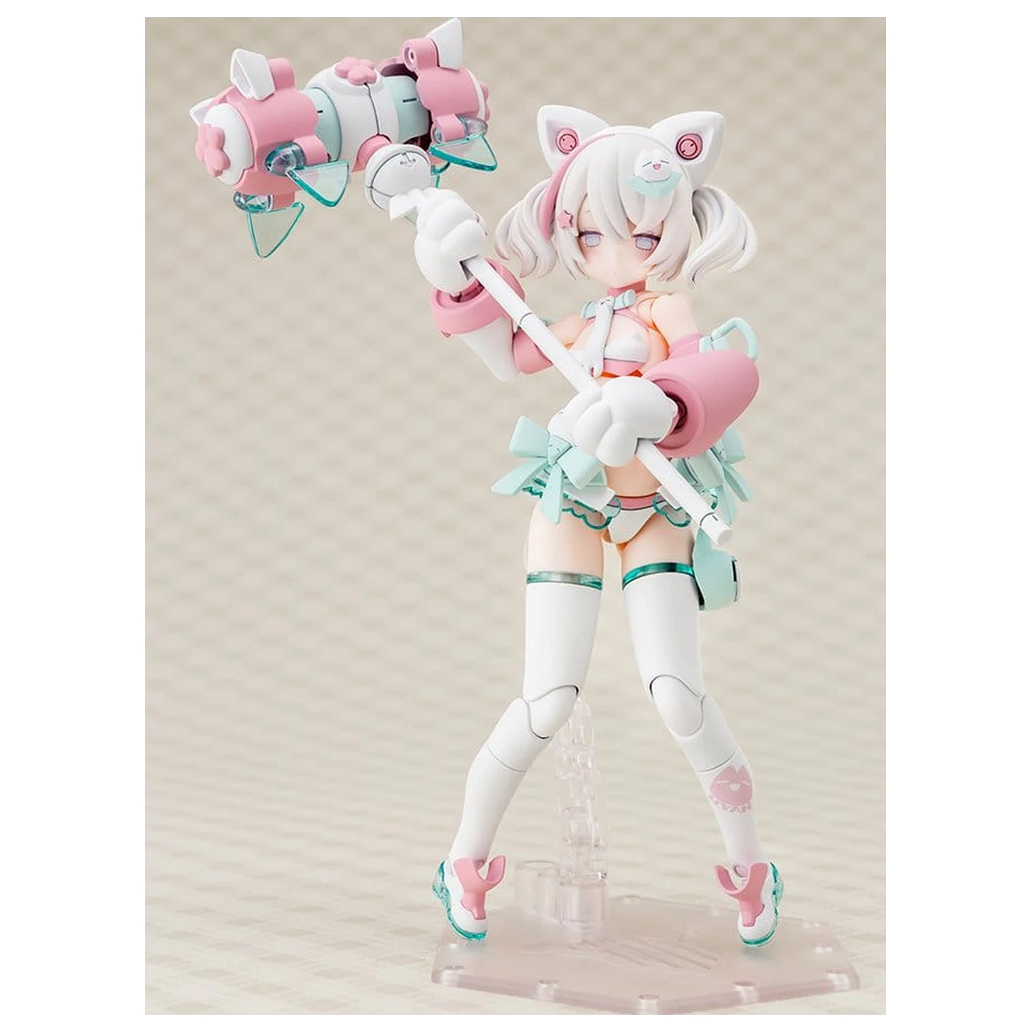 Megami Device Plastični model kit 1/1 Puni Mofu Shiro Mao 14 cm fotografija proizvoda