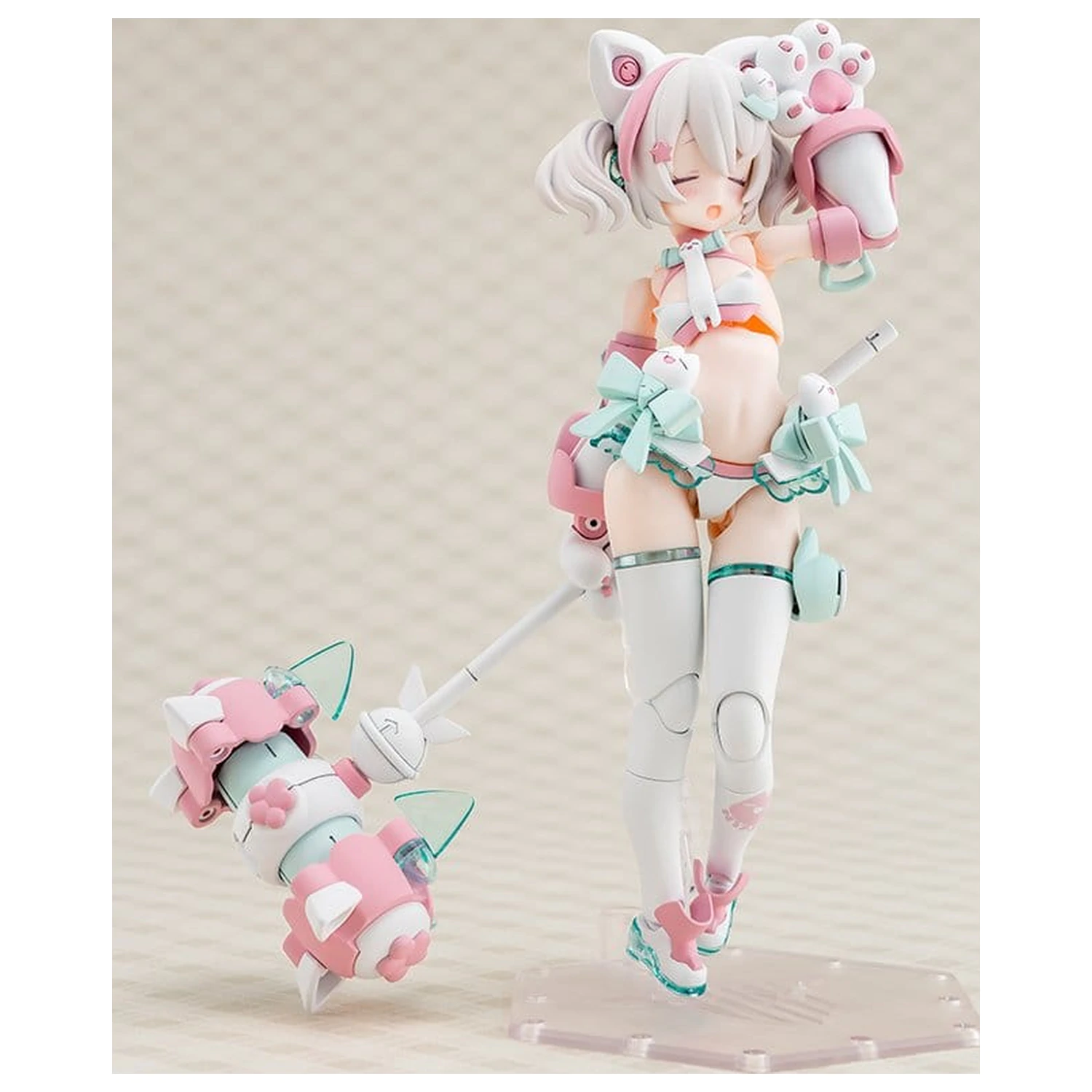 Megami Device Plastični model kit 1/1 Puni Mofu Shiro Mao 14 cm fotografija proizvoda